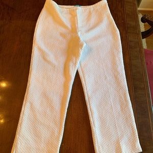 J. McLaughlin Bright White Cigarette Pants
